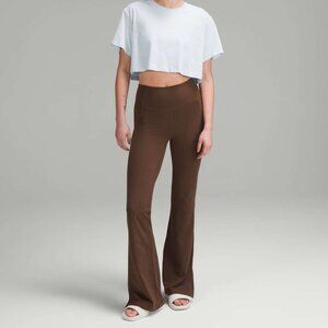 LULULEMON Groove High-Rise Split-Hem Flared Pant *Nulu  Color Java Size 6